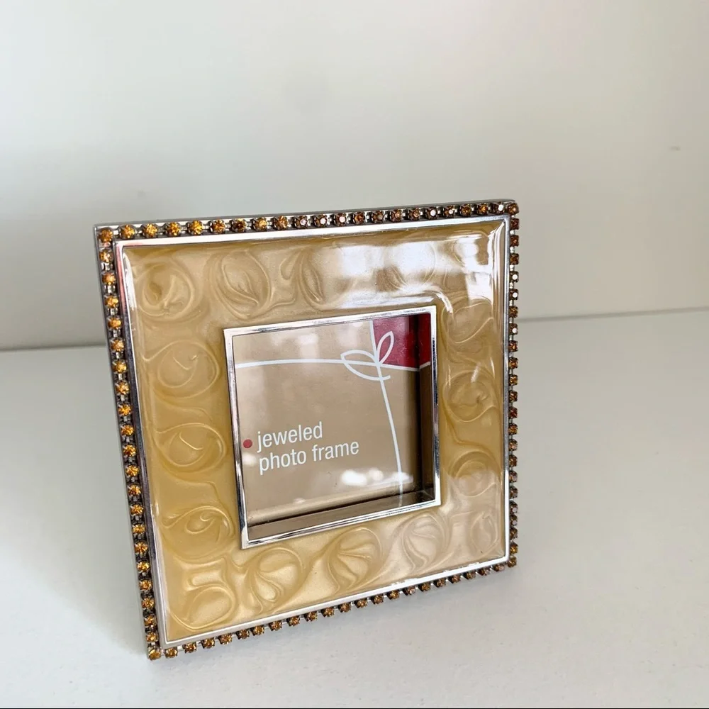 Hold NWOT Crystal enamel frame
